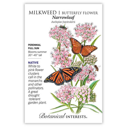 Narrowleaf Milkweed/Butterfly Flower Seeds
