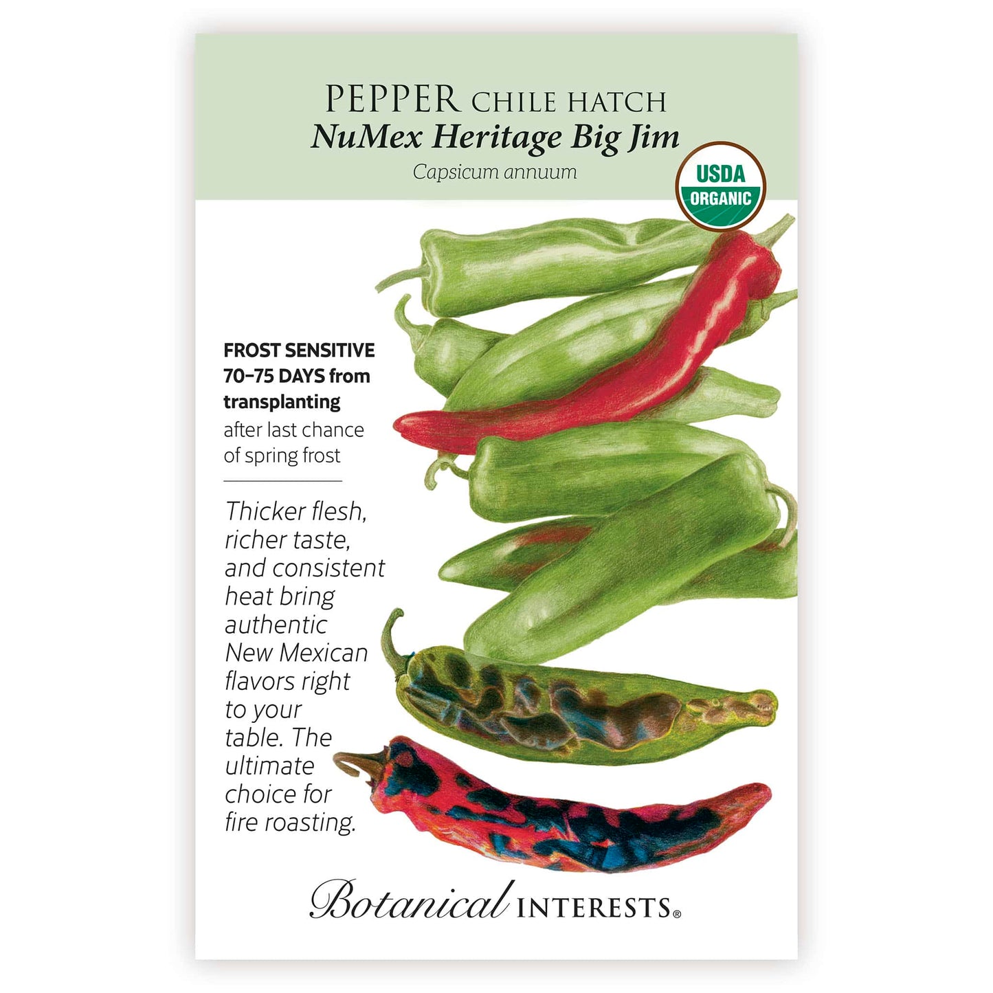 NuMex Heritage Big Jim Hatch Chile Pepper Seeds