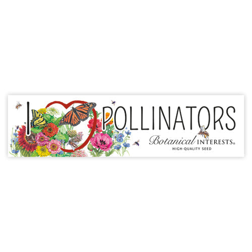 I Love Pollinators Bumper Sticker