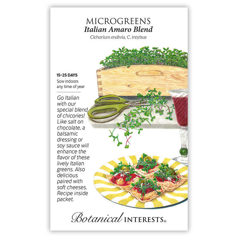 Italian Amaro Blend Microgreens Seeds