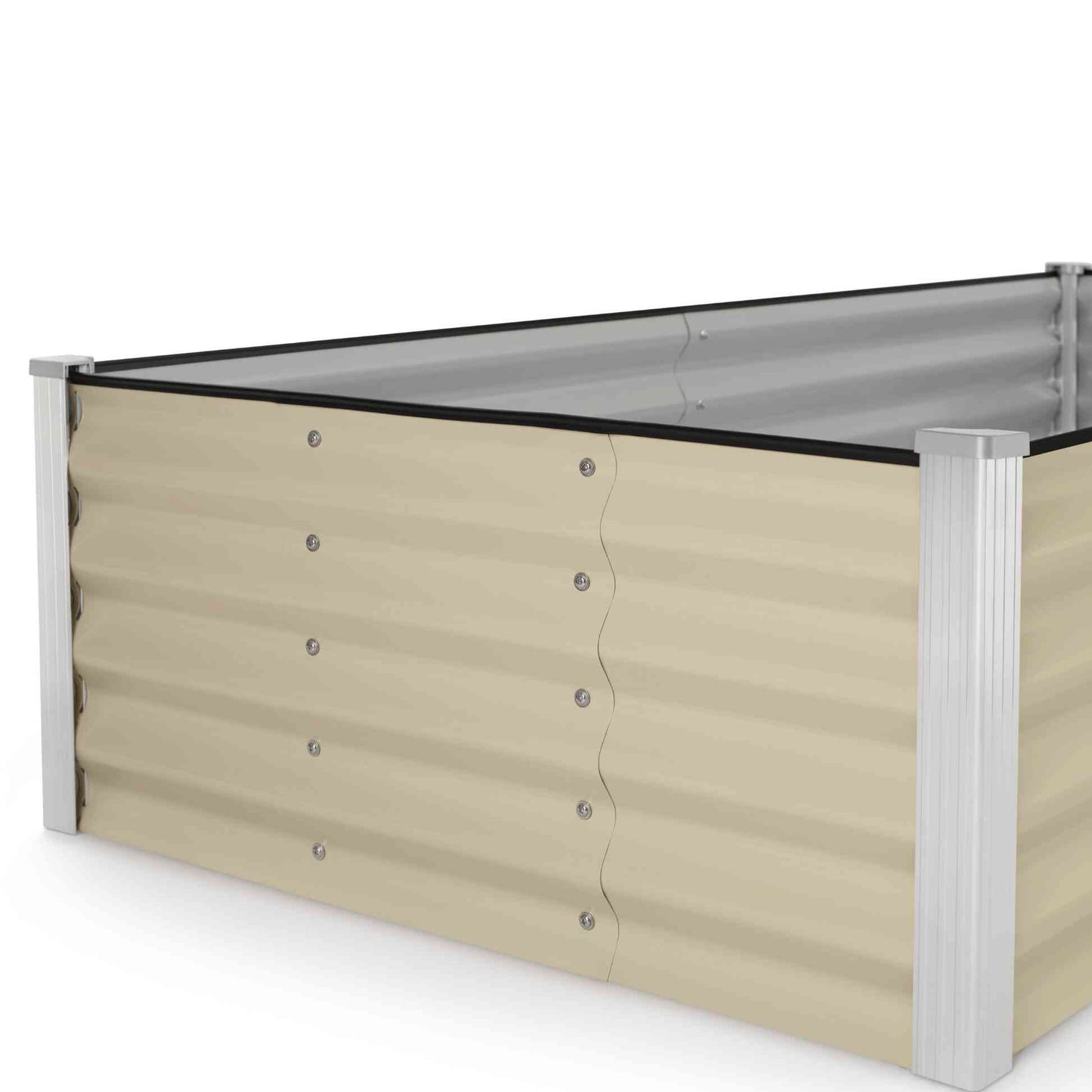 EasyAssemble Modular Metal Raised Garden Bed Kit - 15" Tall