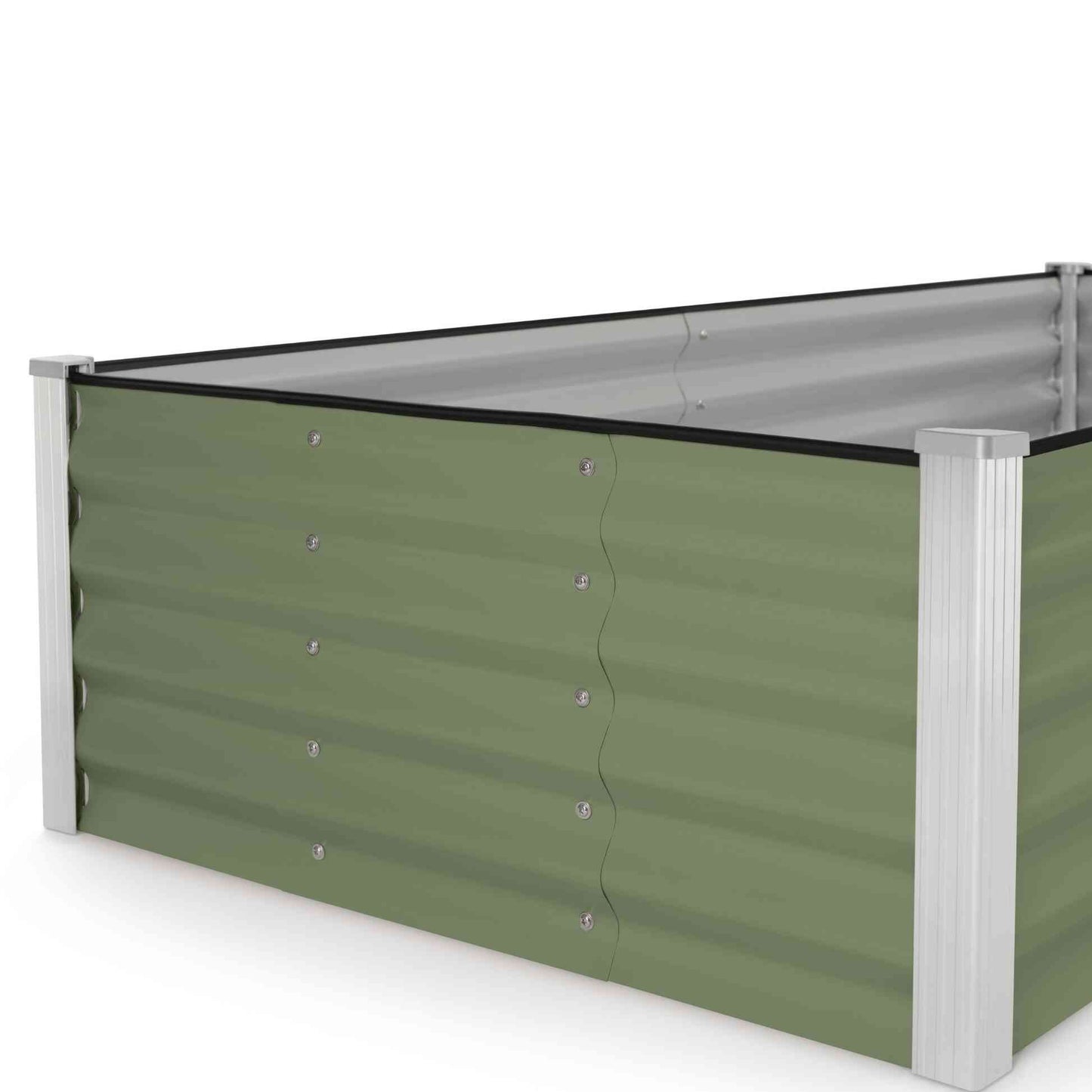 EasyAssemble Modular Metal Raised Garden Bed Kit - 15" Tall