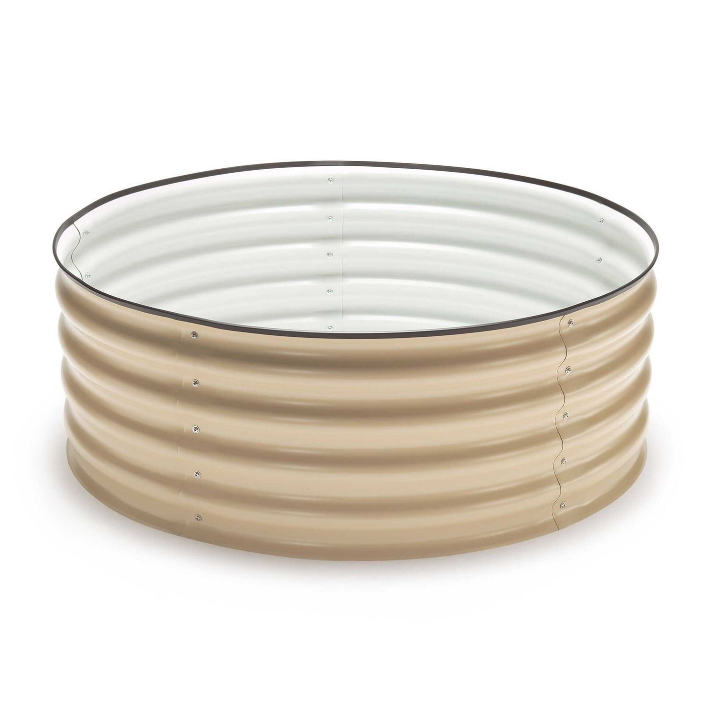 Round Metal Raised Garden Bed Kit - 15” Tall