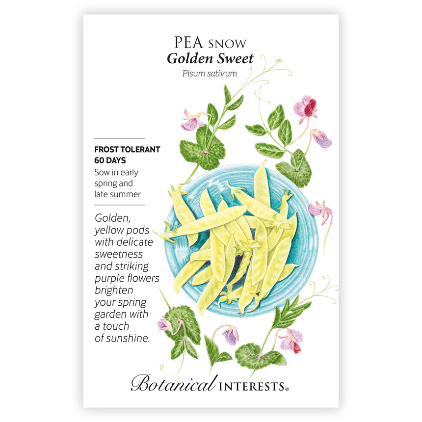 Golden Sweet Snow Pea Seeds