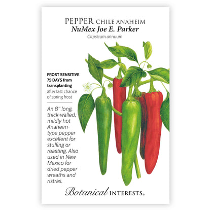NuMex Joe E. Parker Chile Anaheim Pepper Seeds