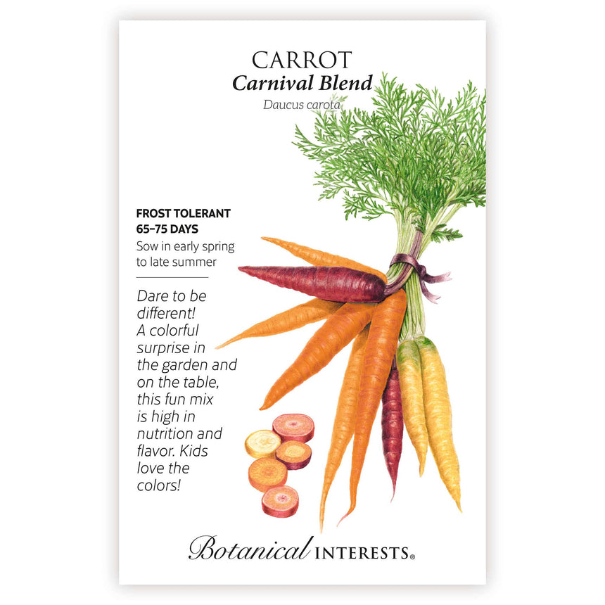 Carnival Blend Carrot Seeds
