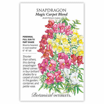 Magic Carpet Blend Snapdragon Seeds