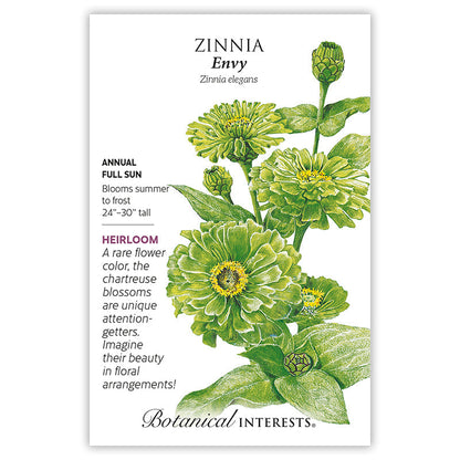 Envy Zinnia Seeds