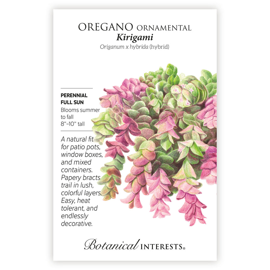 Kirigami Ornamental Oregano Seeds