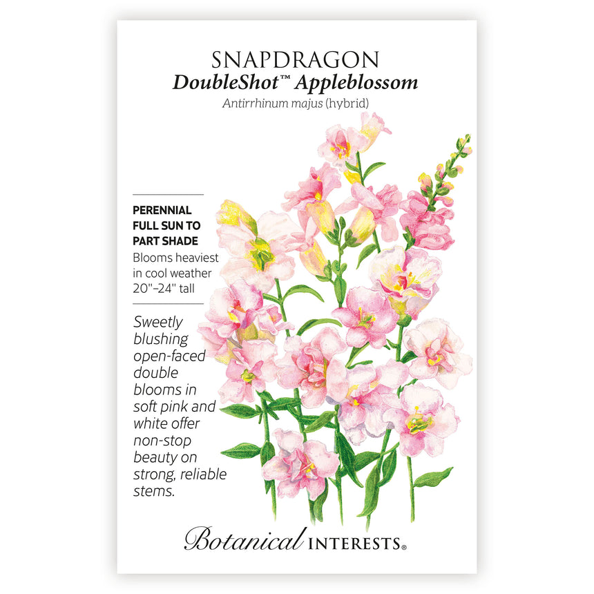 DoubleShot™ Appleblossom Snapdragon Seeds
