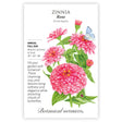 Rose Zinnia Seeds