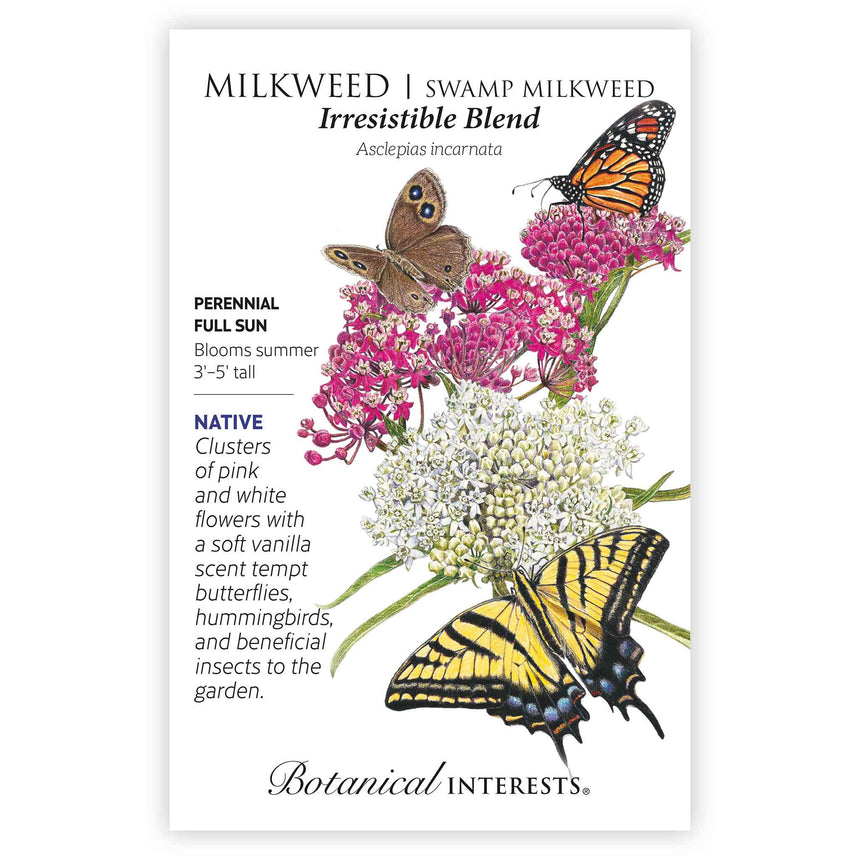 Irresistible Blend Milkweed/Butterfly Flower Seeds
