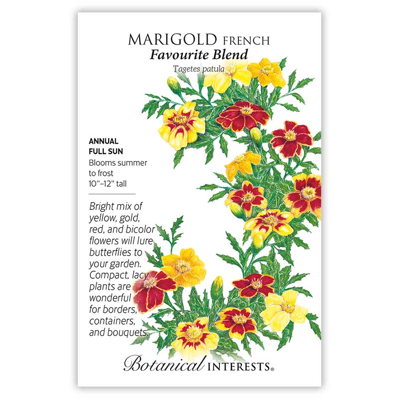 Favourite Blend French Marigold Seeds