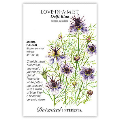 Love-In-A-Mist Delft Blue
