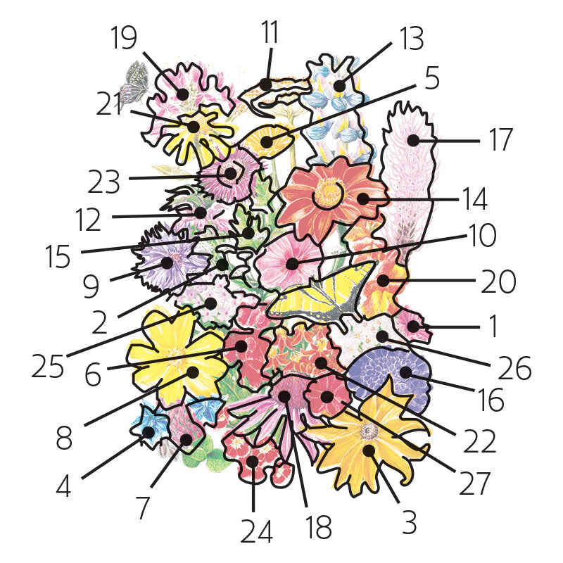 flower seeds that attract butterflies Bring Home the Butterflies Flower Mix Seeds