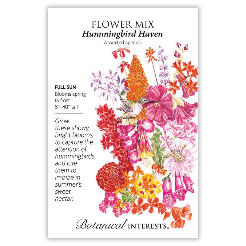 Hummingbird Haven Flower Mix Seeds
