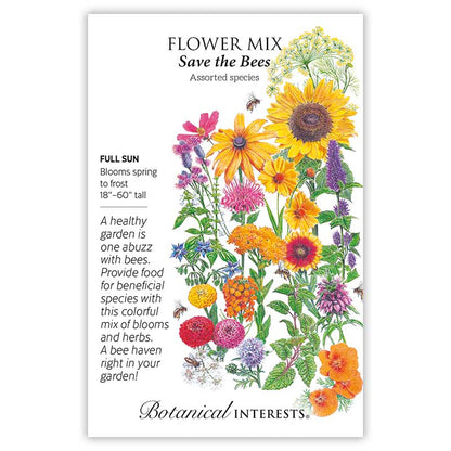 Save the Bees Flower Mix Seeds