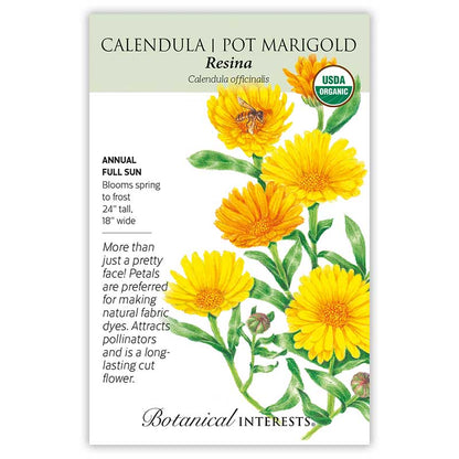 Resina Calendula (Pot Marigold) Seeds