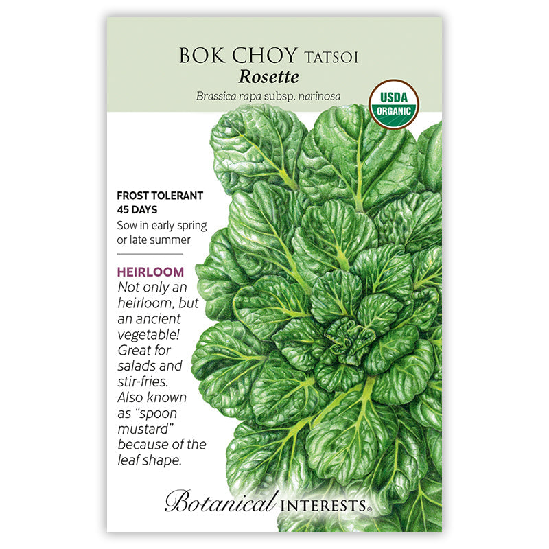 Rosette Tatsoi Bok Choy Seeds