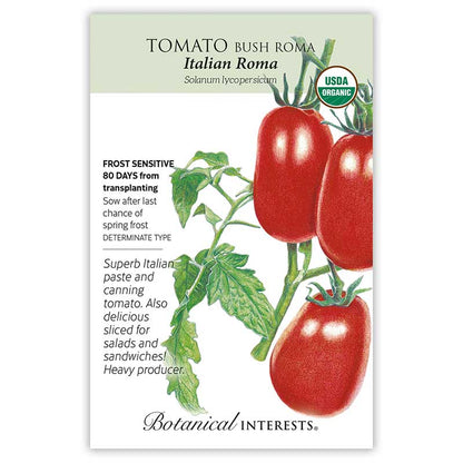 Italian Roma Bush Tomato Seeds