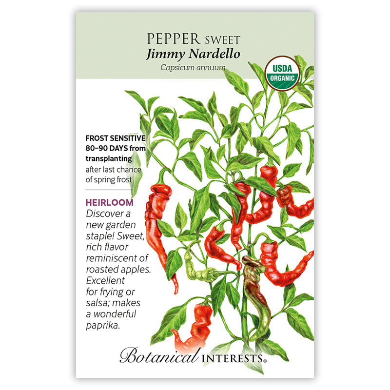 Jimmy Nardello Sweet Pepper Seeds
