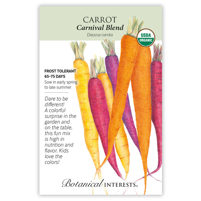 Carnival Blend Carrot Seeds