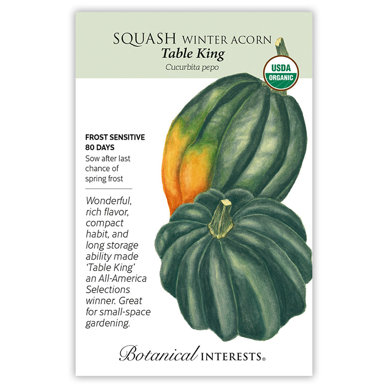 Table King Acorn Winter Squash Seeds