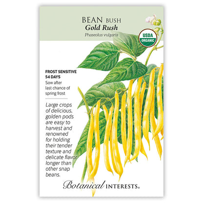 Gold Rush Bush Bean Seeds