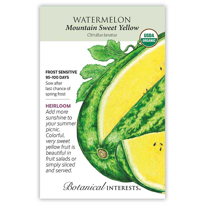 Mountain Sweet Yellow Watermelon Seeds