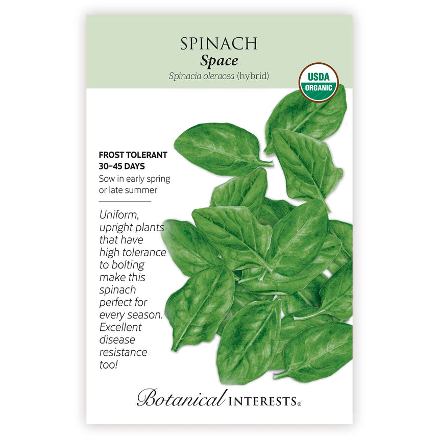 spinach seeds for planting Space Spinach Seeds – Botanical Interests