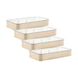 4-Pack Jumbo Modular Metal Raised Garden Bed Kit - 15” Tall