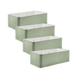 4-Pack Jumbo Modular Metal Raised Garden Bed Kit - 29” Tall