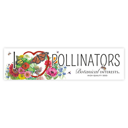 I Love Pollinators Bumper Sticker