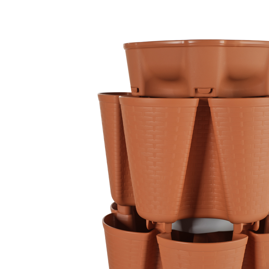 GreenStalk 5-Tier Vertical Planter Basketweave
