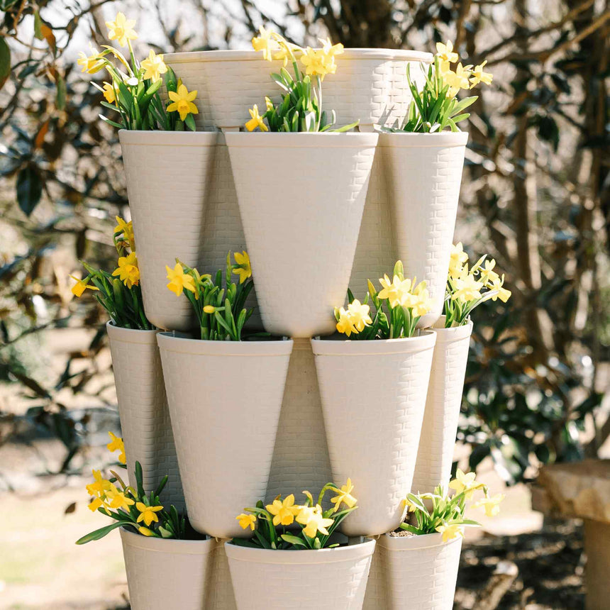 GreenStalk 7-Tier Vertical Planter Basketweave