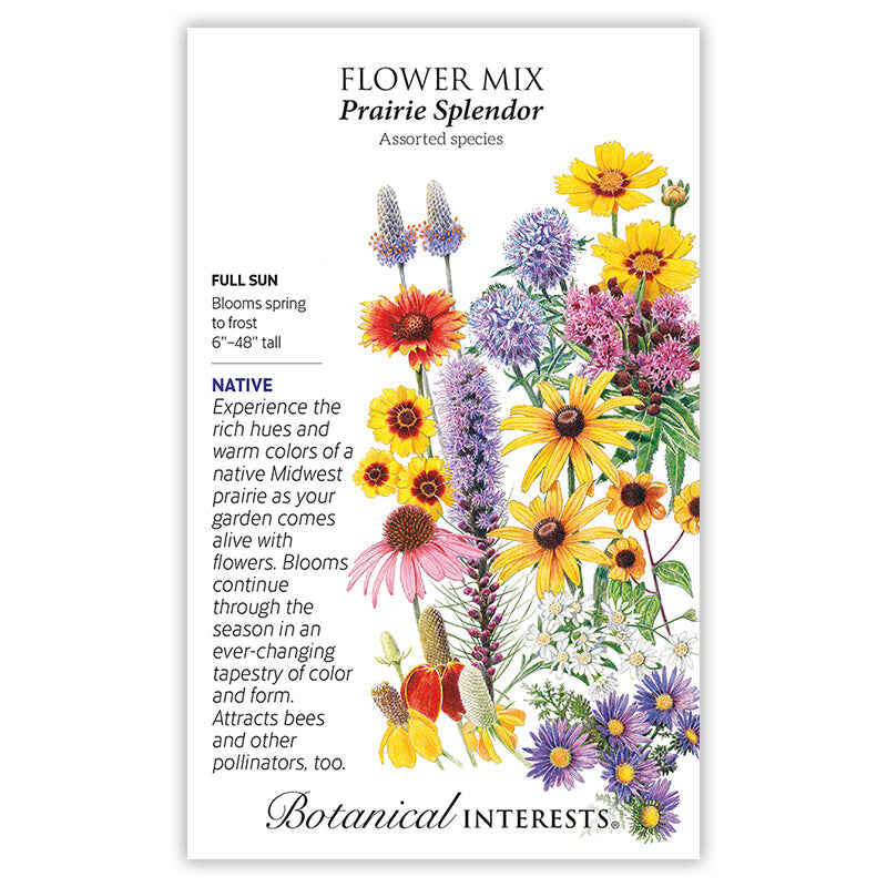 prairie flower seeds Prairie Splendor Flower Mix Seeds