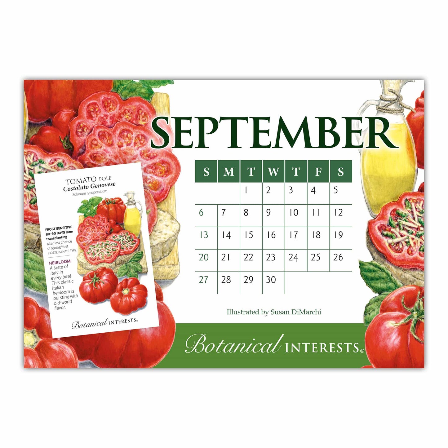 2026 Botanical Interests Desk Calendar