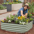 Medium Modular Metal Raised Garden Bed Kit - 15” Tall