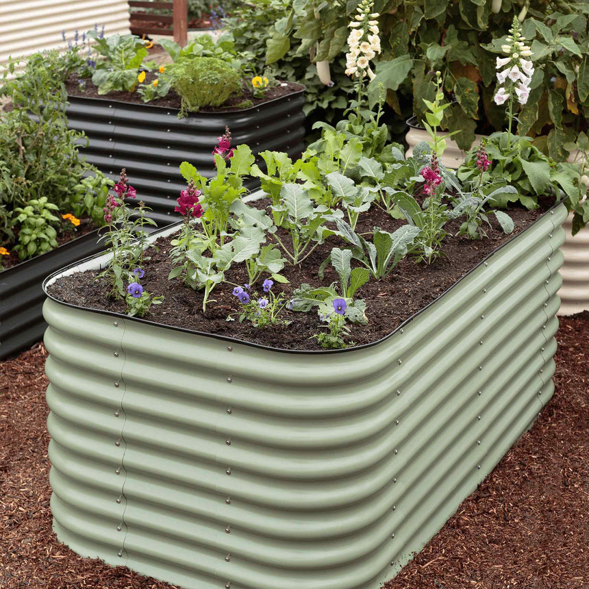 Medium Modular Metal Raised Garden Bed Kit - 29” Extra Tall