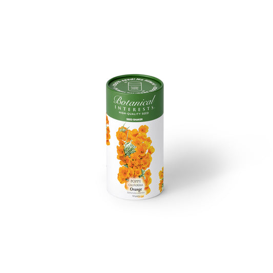 Orange California Poppy Seed Shaker