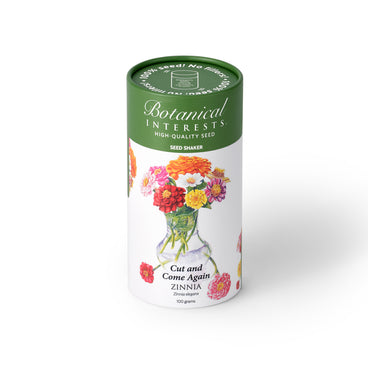 Zinnia Cut and Come Again Seed Shaker