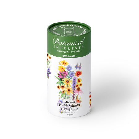Midwest Prairie Splendor Flower Mix Seed Shaker – Botanical Interests