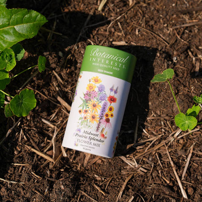 Midwest Prairie Splendor Flower Mix Seed Shaker