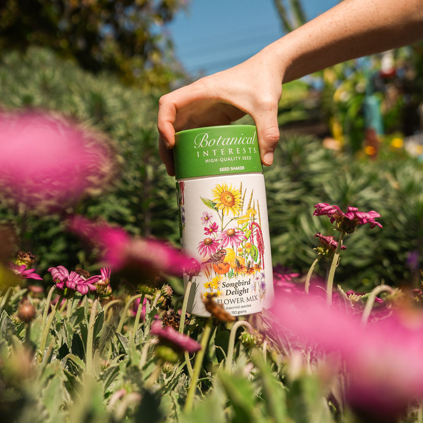 Songbird Delight Flower Mix Seed Shaker