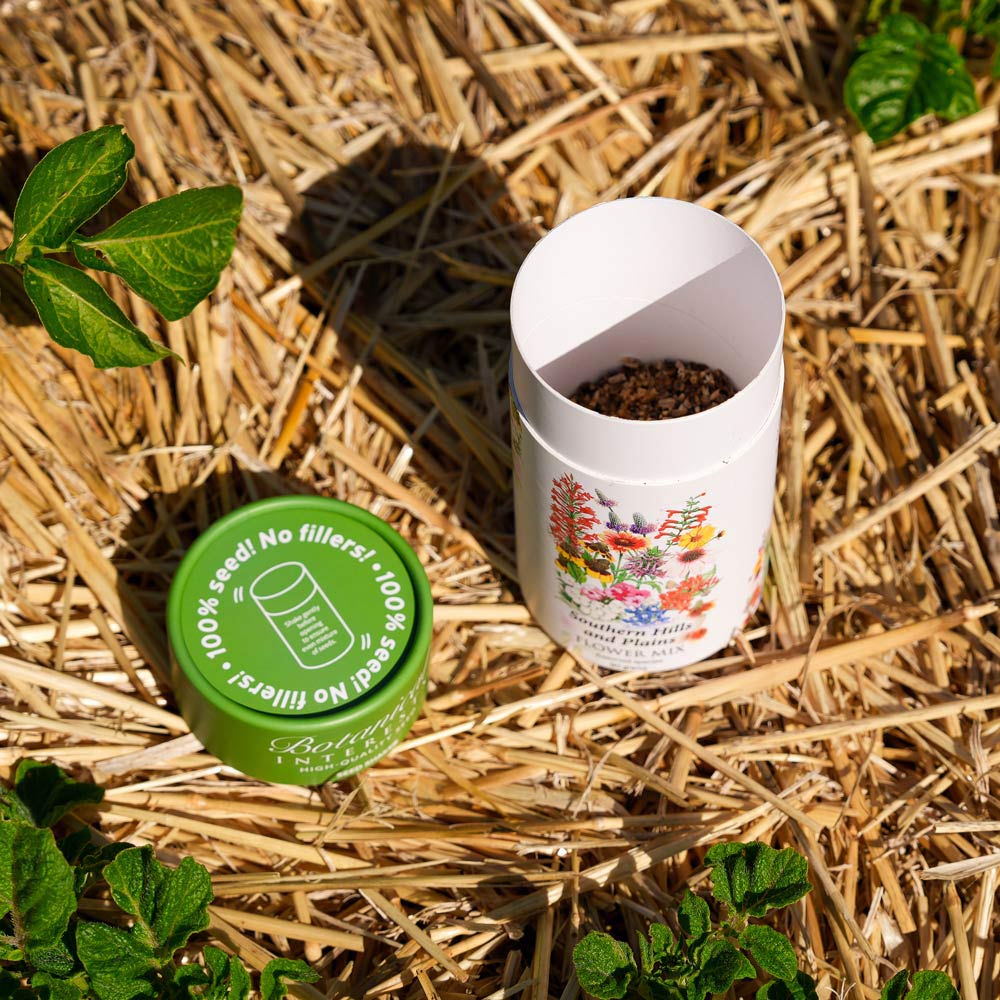 Southern Hills and Plains Flower Mix Seed Shaker – Botanical Interests