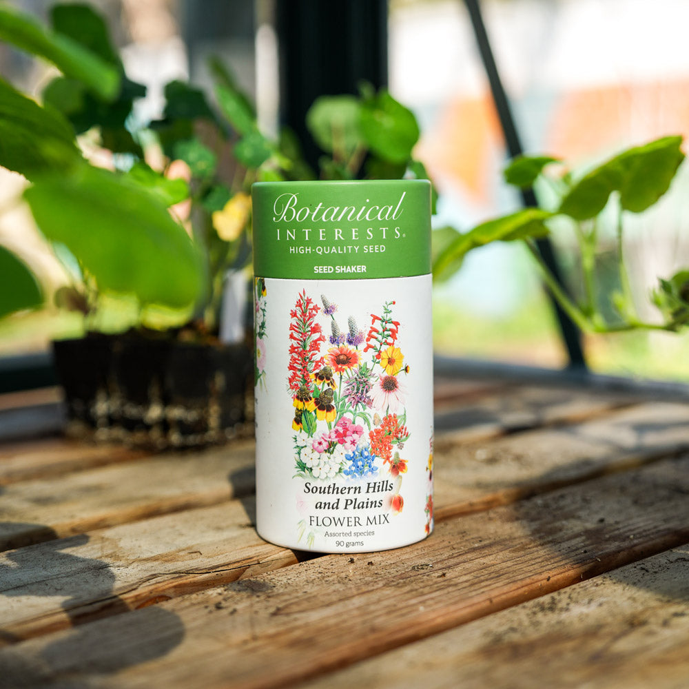 Southern Hills and Plains Flower Mix Seed Shaker