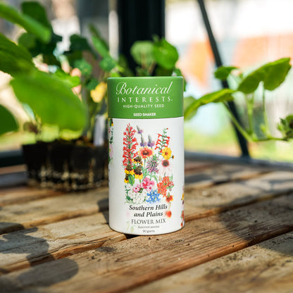Southern Hills and Plains Flower Mix Seed Shaker