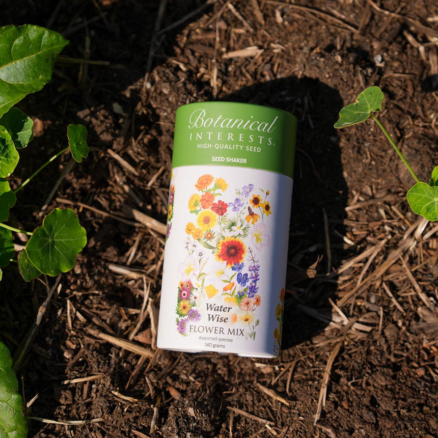 water flower seeds Water Wise Flower Mix Seed Shaker