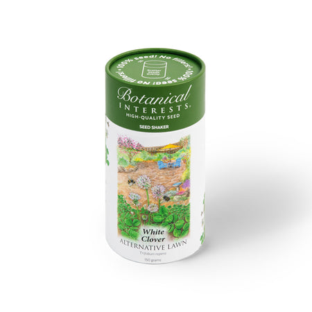 White Clover Alternative Lawn Seed Shaker – Botanical Interests