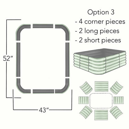 Original 8-in-1 Metal Raised Garden Bed